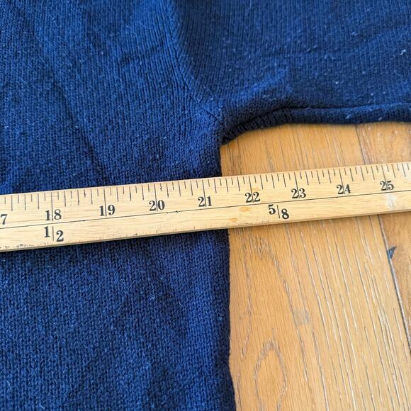 Vintage Xtreme Navy Striped Sweater – Size L – Y2K Skate Style - Picture 4 of 5